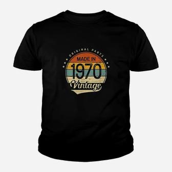 Classic Vintage 1970 Born In 1970 Retro 52nd Birthday Gift Kid T-Shirt - Seseable