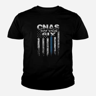 Cna Got Your Six Funny Nursing Cna Nurse Kid T-Shirt - Seseable