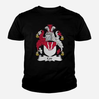 Coe Family Crest / Coat Of Arms British Family Crests Kid T-Shirt - Seseable