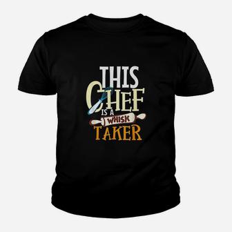 Cook Line Cook Chef Cooking Gift Whisk Taker Kid T-Shirt - Seseable