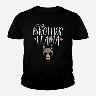 Cool Brother Llama Funny Llama Family Matching Gifts Kid T-Shirt - Seseable