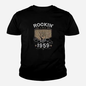 Cool Vintage Retro Rock'n'roll 60th Birthday Kid T-Shirt - Seseable