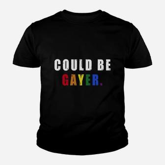 Could Be Gayer Tees Kid T-Shirt - Seseable
