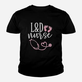 Cute Labor And Delivery Nurse L And D Nurse Kid T-Shirt - Seseable