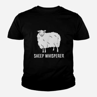 Cute Sheep Whisperer Farmer Sheep Farmer Love Kid T-Shirt - Seseable