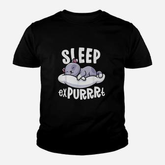 Cute Sleep Cat Nap Queen Sleep Kid T-Shirt - Seseable
