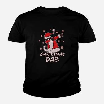 Dabbing Santa Christmas Dab Funny Xmas Kid T-Shirt - Seseable