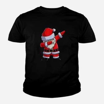 Dabbing Santa Claus Christmas Kids Boys Girls Dab Xmas Gifts Kid T-Shirt - Seseable
