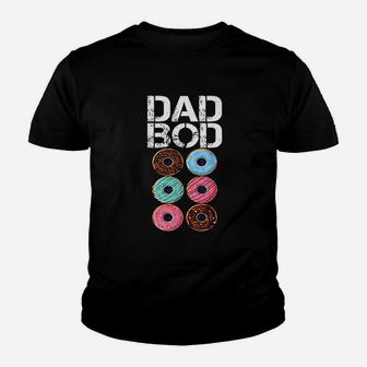 Dad Bod Donut Six Pack Daddy Gym Kid T-Shirt - Seseable
