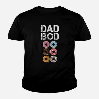 Dad Bod Funny Donut Six Pack Daddy Gym Gift Kid T-Shirt - Seseable