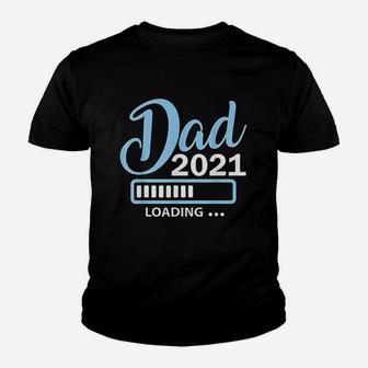 Dad Est 2021 Loading Future New Daddy Baby Gift Kid T-Shirt - Seseable