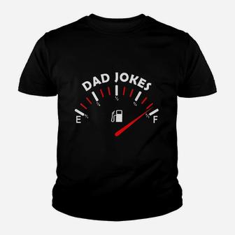 Dad Jokes Tank Is Full Bad Father Husband Hilarious Jokes Kid T-Shirt - Seseable