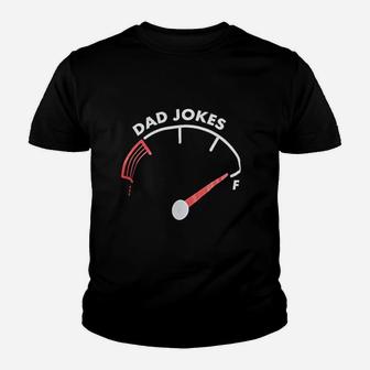 Dad Jokes Tank Is Full Funny Father Husband Family Humor Kid T-Shirt - Seseable