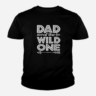 Dad Of The Wild One Funny Fathers Day Gifts Premium Kid T-Shirt - Seseable