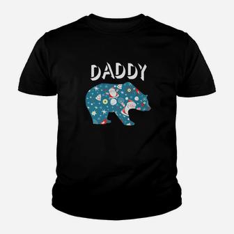 Daddy Bear Christmas Matching Family Christmas Gift Kid T-Shirt - Seseable
