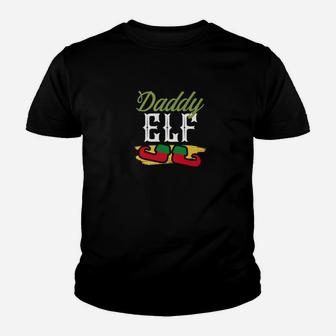 Daddy Elf Best Dad Ever Christmas Apparel Shirt Kid T-Shirt - Seseable