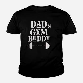 Daddy Gym Buddy Workout Fitness Kid T-Shirt - Seseable