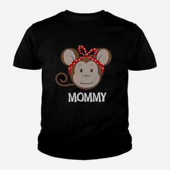 Daddy Mommy Monkey Personalized Family Monkey Kid T-Shirt - Seseable