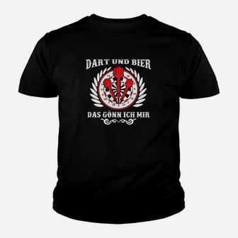 Dart Und Bier Das Gönn Ich Mir Kinder T-Shirt - Seseable