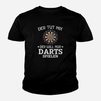 Darts-Spieler Kinder Tshirt, Lustiger Spruch Humor Tee - Seseable