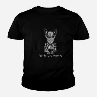 Day Of The Dead Dogs Kid T-Shirt - Seseable