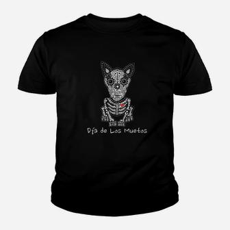 Day Of The Dead Dogs Kid T-Shirt - Seseable