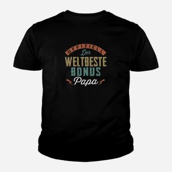 Der Weltbeste Bonus Papa Kinder T-Shirt - Seseable