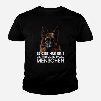 Deutscher Schäferhund Gefährliche Rasse Menschen Kinder T-Shirt - Seseable