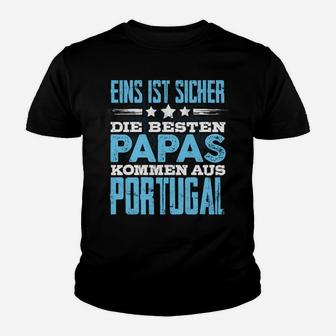 Die Besten Papas Kommen aus Portugal Herren Kinder Tshirt, Lustige Aufdruck - Seseable