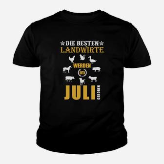 Die Bester Landwirte Juli Kinder T-Shirt - Seseable