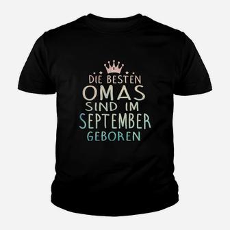 Die Höchen Omas Sind Im September Georen Kinder T-Shirt - Seseable