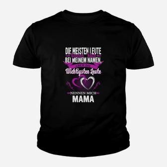 Die Meisten Nennen Mich Mama Kinder Tshirt, Liebevolles Design - Seseable