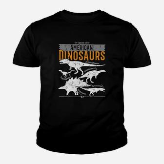 Dinosaurs American Dinosaurs Kid T-Shirt - Seseable