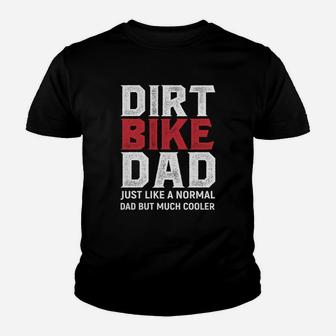 Dirt Bike Dad Motocross Hoodie Kid T-Shirt - Seseable