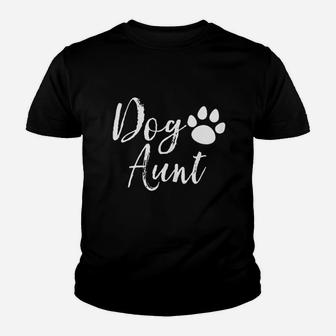 Dog Aunt Funny Auntie Kid T-Shirt - Seseable