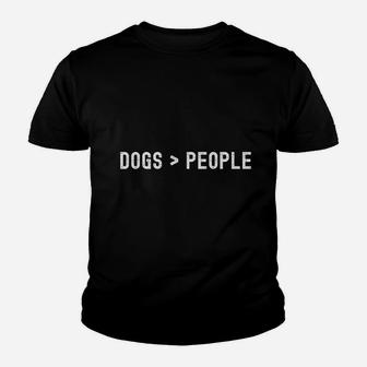 Dogs People Dogs Over People Design Kid T-Shirt - Seseable