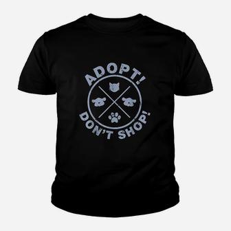 Dont Shop Adopt Save Life Rescue Animals Love Kid T-Shirt - Seseable