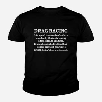 Drag Racing Definition Funny T-shirt Drag Race Racer Racing Kid T-Shirt - Seseable