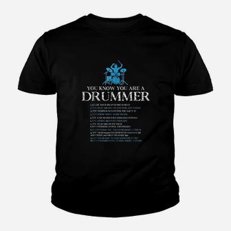 Drummer You Are A Drummer If Funny Drum Lover Gift Kid T-Shirt - Seseable