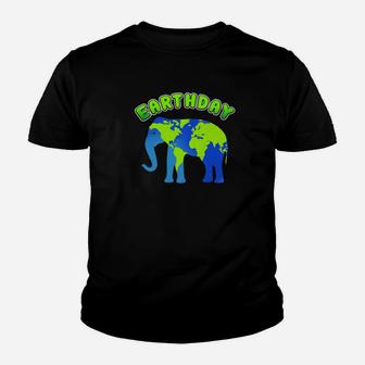 Earth Day 2019 For Teachers And Kids With Elephant Kid T-Shirt - Seseable
