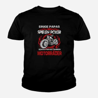 Echte Papas Fahren Motorräder Tee Kinder T-Shirt - Seseable