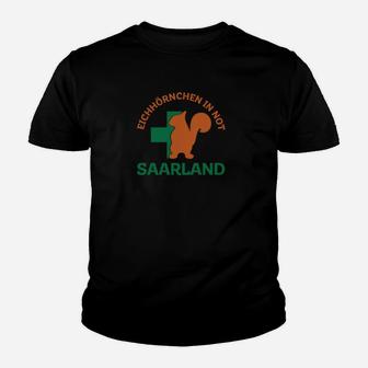 Eichhörnchen In Not Saarland Kinder T-Shirt - Seseable