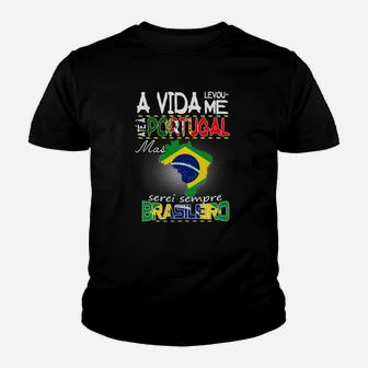 Ein Vida-Portugal-Brasiliro- Kinder T-Shirt - Seseable