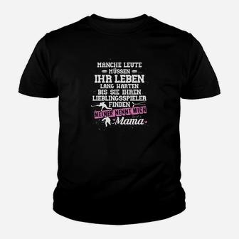Eishockey Mutter Lieblingsspieler Nennt Mich Mama Geschenk Kinder T-Shirt - Seseable