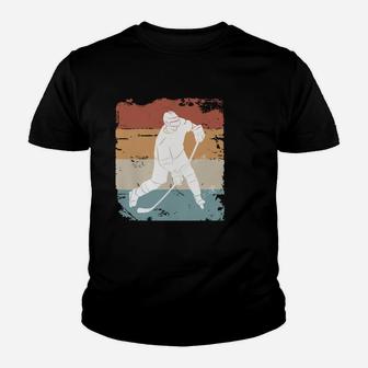 Eishockey Vintage Retro Cool Legendär Mann Legende Kinder T-Shirt - Seseable