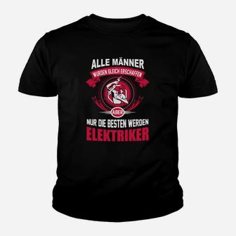 Elektriker-Motiv Herren Kinder Tshirt - Beste Männer Sind Elektriker - Seseable