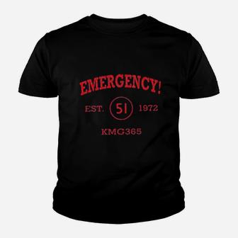 Emergency Athletic Vintage Firefighting Kid T-Shirt - Seseable