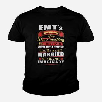 Emts Husband Kid T-Shirt - Seseable