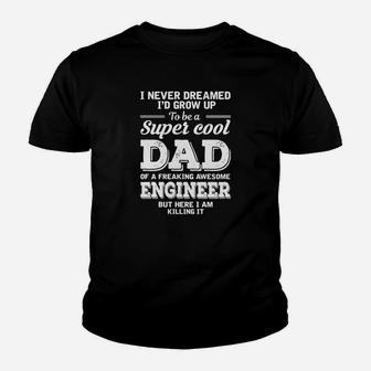 Engineer Dad Kid T-Shirt - Seseable