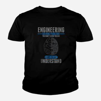 Engineer Solving Problems Funny Engineering Kid T-Shirt - Seseable